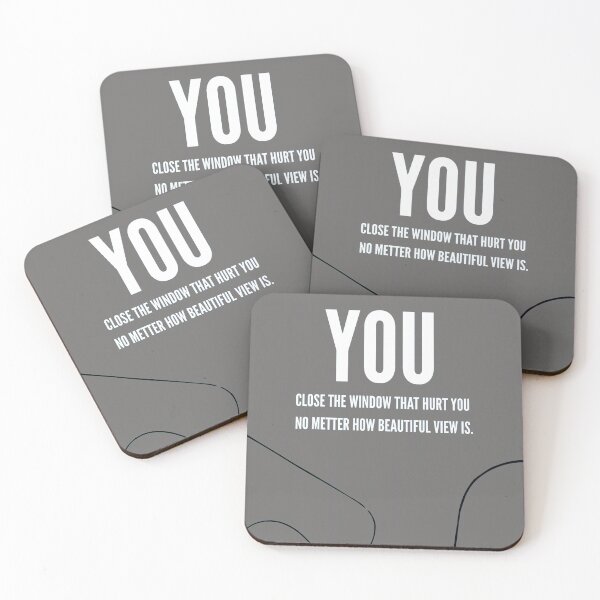 Item preview, You Close The Window Inspirational Healing Quote designed and sold by Mr besho.