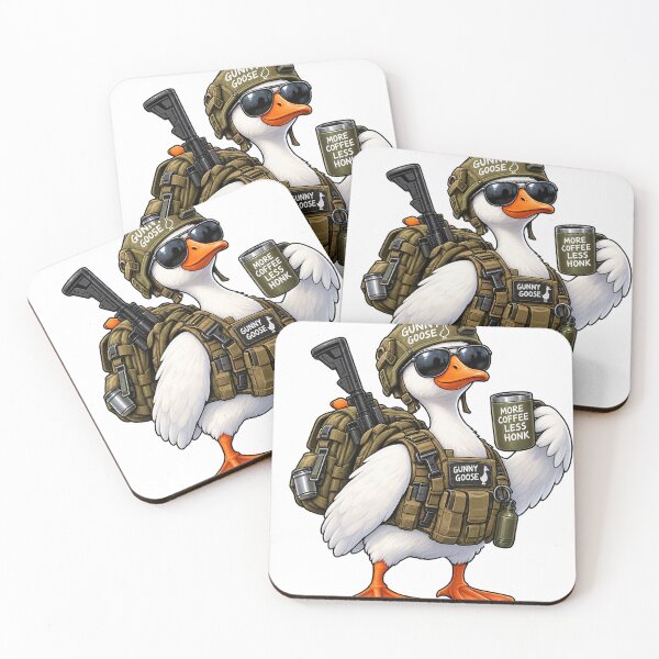 Item preview, Gunny Goose – More Coffee Less Honk Funny Goose Design designed and sold by CreativeNest Prints.