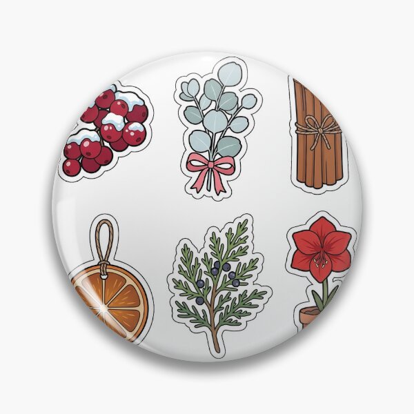 Item preview, Winter Botanical & Berries Sticker Pack - Holiday Nature Bundle designed and sold by SimpleP.