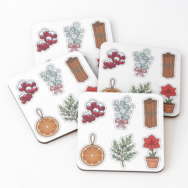 Item preview, Winter Botanical & Berries Sticker Pack - Holiday Nature Bundle designed and sold by SimpleP.
