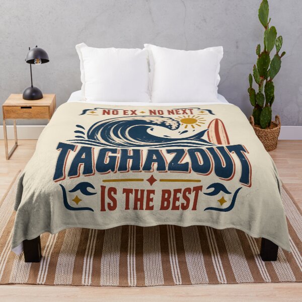 Item preview, Taghazout Morocco Surf Wave – Vintage Minimal Surf designed and sold by AmiGraph.