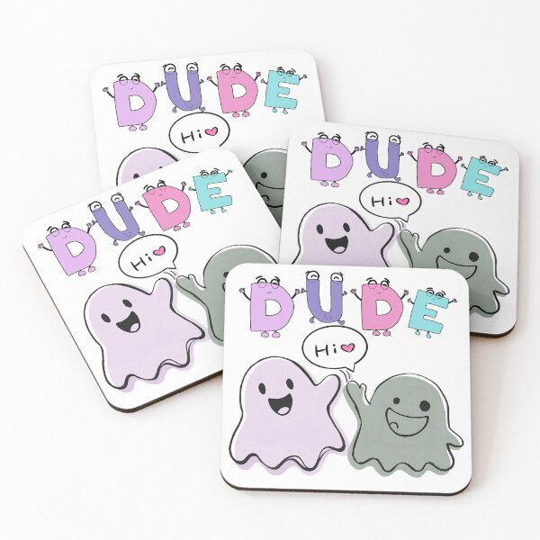 Item preview, Dude Hi Cute Ghoss Halloween designed and sold by Poorniadhi.