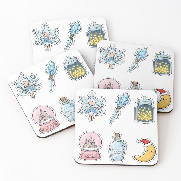 Item preview, Pastel Winter Fairy Magic Sticker Pack - Magical Holiday Set designed and sold by SimpleP.