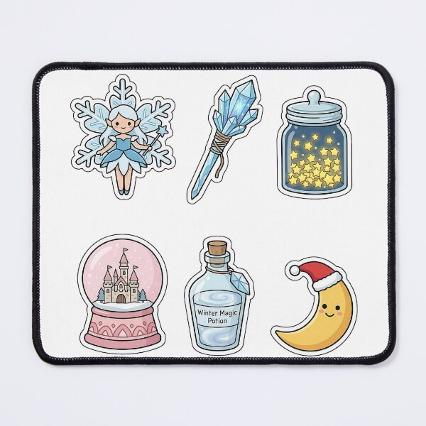 Item preview, Pastel Winter Fairy Magic Sticker Pack - Magical Holiday Set designed and sold by SimpleP.