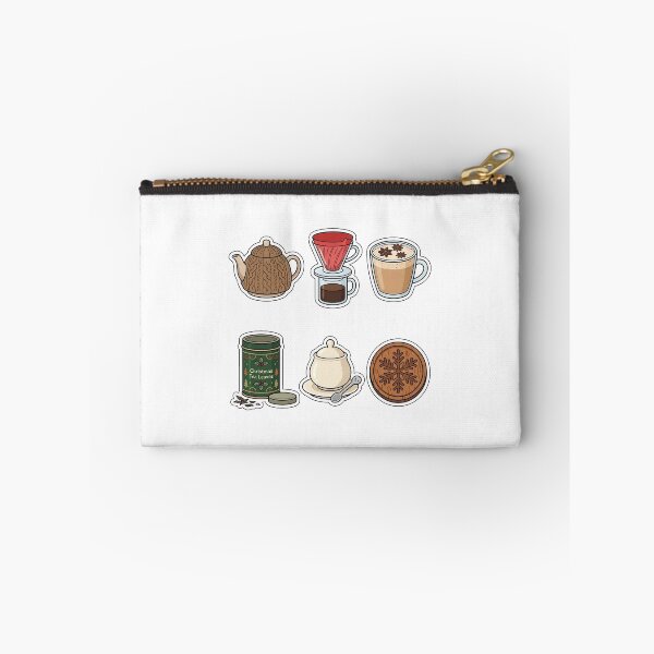 Item preview, Cozy Winter Tea & Coffee Sticker Pack - Hot Drink Favorites Assortment designed and sold by SimpleP.