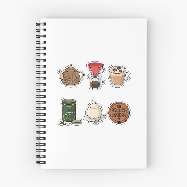 Item preview, Cozy Winter Tea & Coffee Sticker Pack - Hot Drink Favorites Assortment designed and sold by SimpleP.