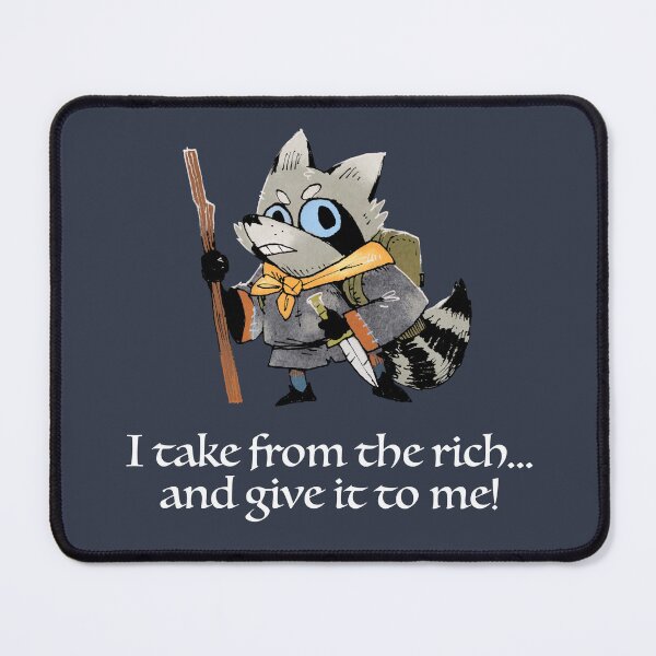 Item preview, I Take From The Rich... Vagabond Quote designed and sold by Thurisaz Designs.