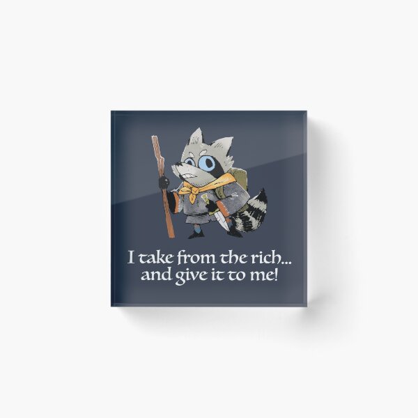Item preview, I Take From The Rich... Vagabond Quote designed and sold by Thurisaz Designs.