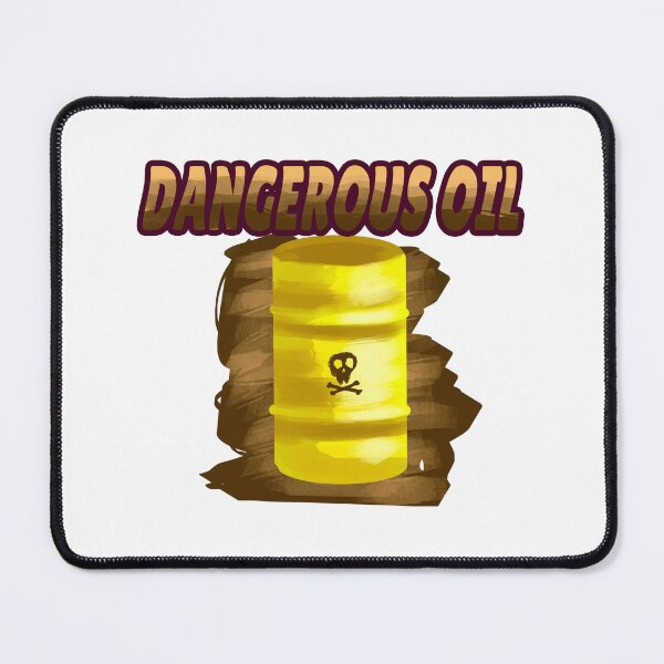 Item preview, Dangerous Oil – Toxic Industrial Warning designed and sold by NeedForParks.
