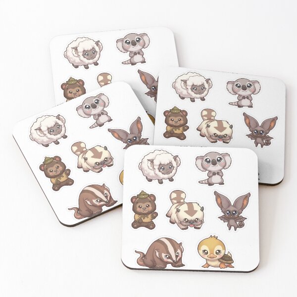Item preview, Avatar the Last Airbender Animals Sticker Pack designed and sold by TrendingFabrics.