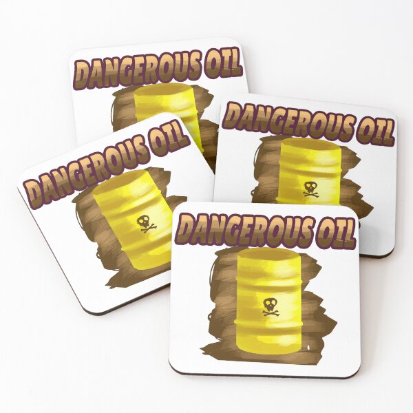 Item preview, Dangerous Oil – Toxic Industrial Warning designed and sold by NeedForParks.