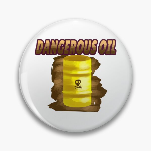 Item preview, Dangerous Oil – Toxic Industrial Warning designed and sold by NeedForParks.
