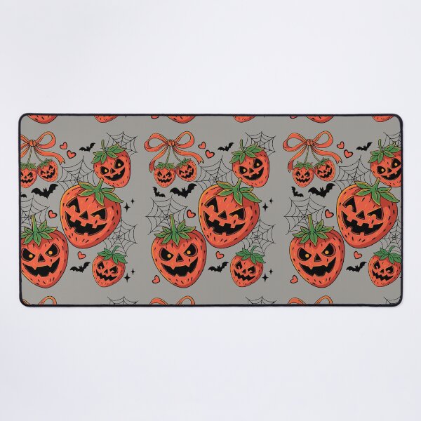 Item preview, Spooky Strawberry Jack o Lantern Halloween designed and sold by RinrinDesigns.