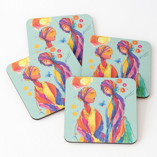 Item preview, Boho Women in Color — Watercolor Art designed and sold by photossmirnov.