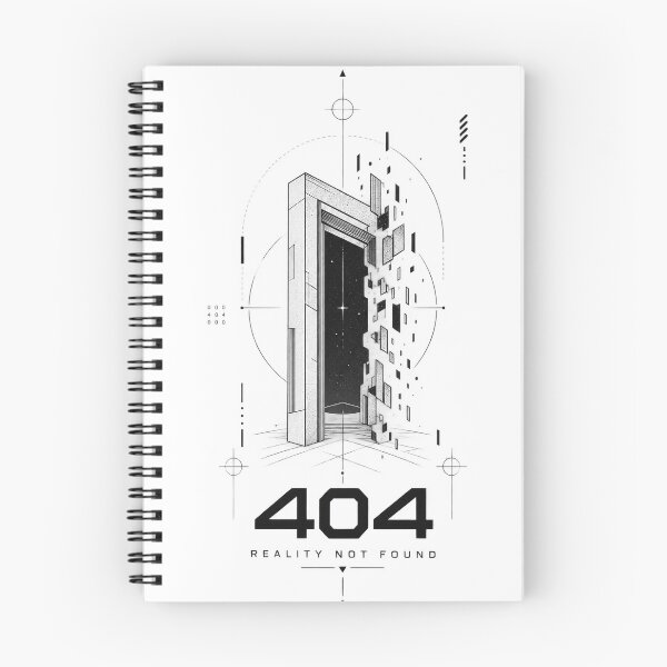 Item preview, 404 Reality Not Found | Futuristic Portal Geometry designed and sold by rigelcreation.