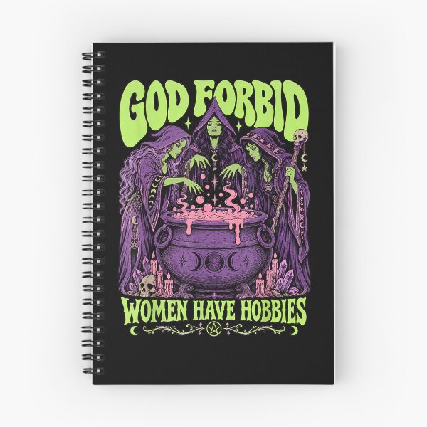 Item preview, God Retro Forbid Women Have Hobbies Witch Halloween Feminist  designed and sold by Juansustait.
