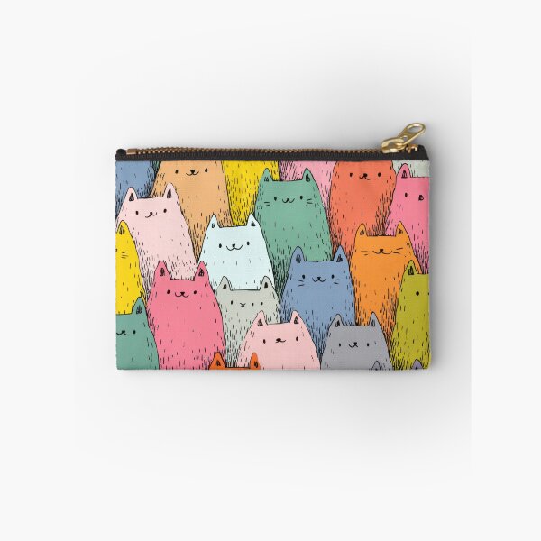 Item preview, Colored cats in a pattern designed and sold by anytka.