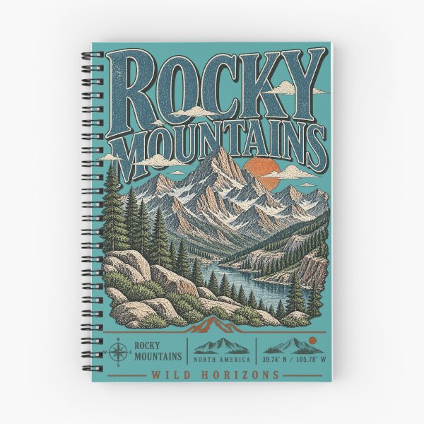 Item preview, ROCKY MOUNTAINS — WILD HORIZONS designed and sold by KrungiT Design .