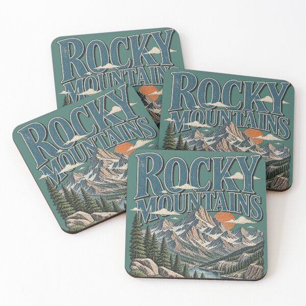 Item preview, ROCKY MOUNTAINS — WILD HORIZONS designed and sold by KrungiT Design .