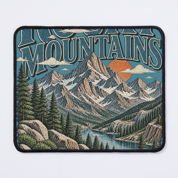 Item preview, ROCKY MOUNTAINS — WILD HORIZONS designed and sold by KrungiT Design .