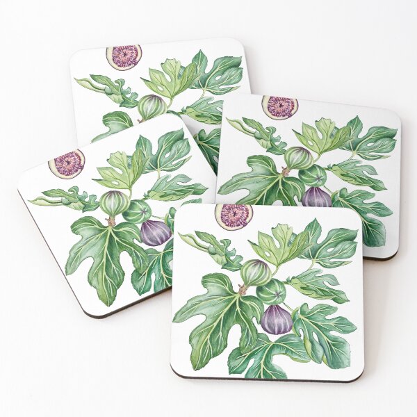 Item preview, Fig with leaves. Tropical designed and sold by MartaHorodniczy.