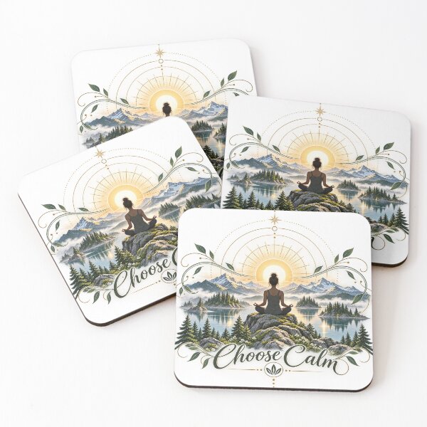 Item preview, Choose Calm – Alpine Lake Meditation designed and sold by A Light Worker.
