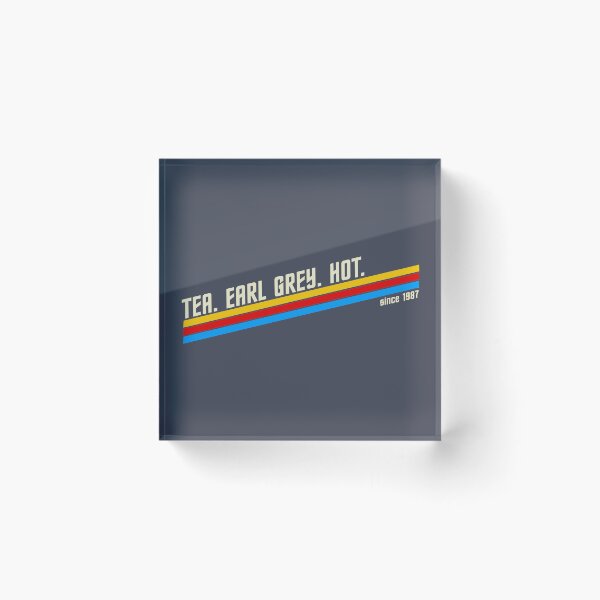 Item preview, Tea. Earl Grey. Hot. – Retro Sci‑Fi (Since 1987) designed and sold by VoglR.