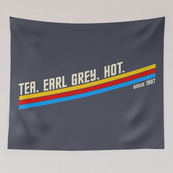 Item preview, Tea. Earl Grey. Hot. – Retro Sci‑Fi (Since 1987) designed and sold by VoglR.
