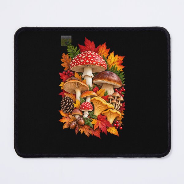 Item preview, Mushrooms and Autumn Leaves designed and sold by RockitBaby.
