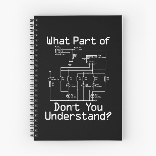 Item preview, What Part of Don't You Understand Electronics Schematic Humor designed and sold by cerima.