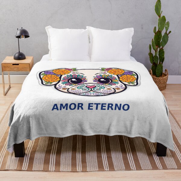 Item preview, Amor Eterno Dog Sugar Skull designed and sold by LunaAdventurer.