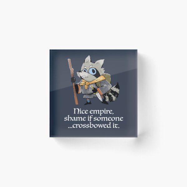 Item preview, Shame If Someone...Crossbowed It. Vagabond Quote designed and sold by Thurisaz Designs.