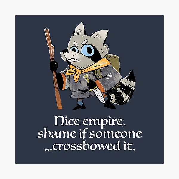 Item preview, Shame If Someone...Crossbowed It. Vagabond Quote designed and sold by Thurisaz Designs.