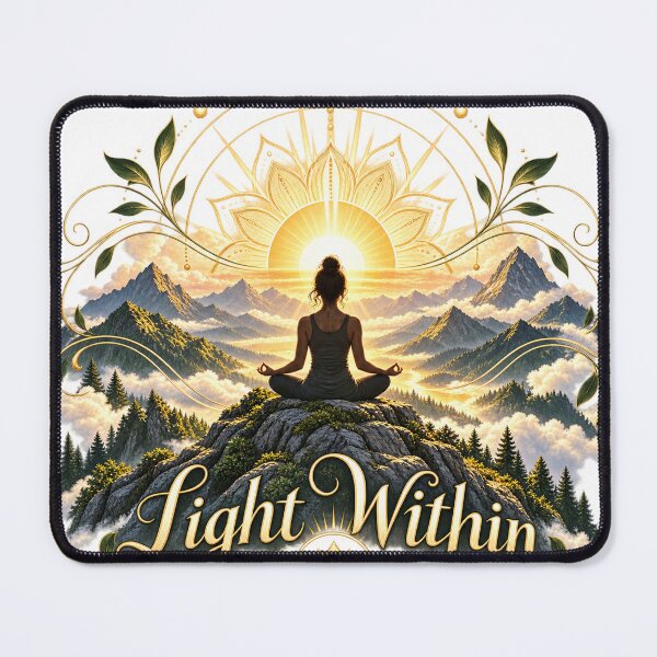 Item preview, Light Within – Spiritual Mountain Meditation designed and sold by A Light Worker.
