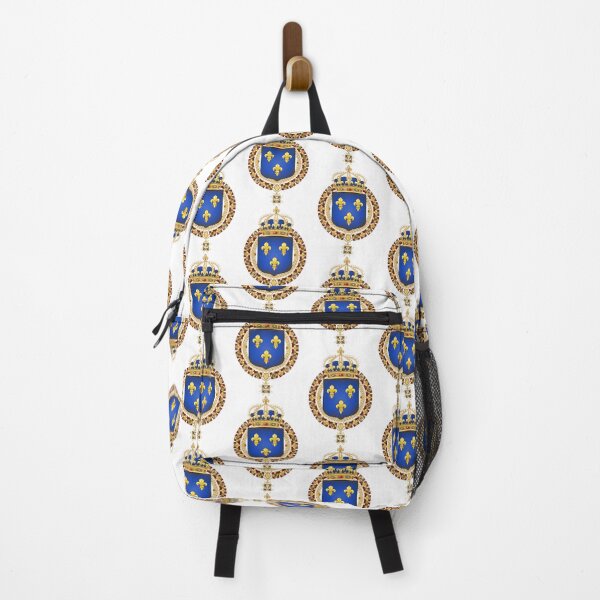 Item preview, Vintage Kingdom of France Coat of Arms with Fleurs de Lys on Blue Background High Quality Design designed and sold by richard143.