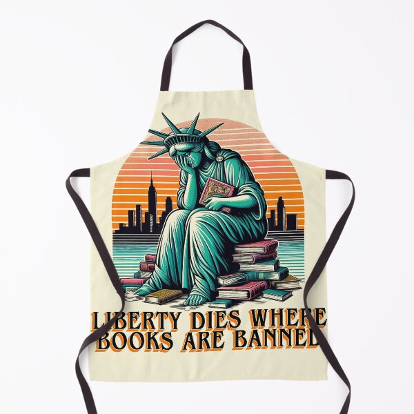 Item preview, Liberty dies where books are banned designed and sold by abby-thorns.