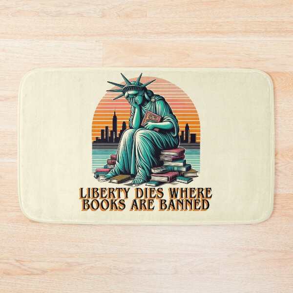 Item preview, Liberty dies where books are banned  designed and sold by abby-thorns.