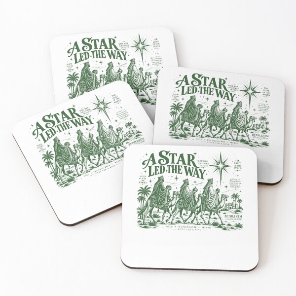 Item preview, A Star Led the Way Three Kings Nativity designed and sold by RDGNR.