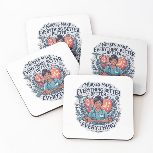 Item preview, Nurses Make Everything Better Cute Nursing Design designed and sold by PixelStyle Studio.