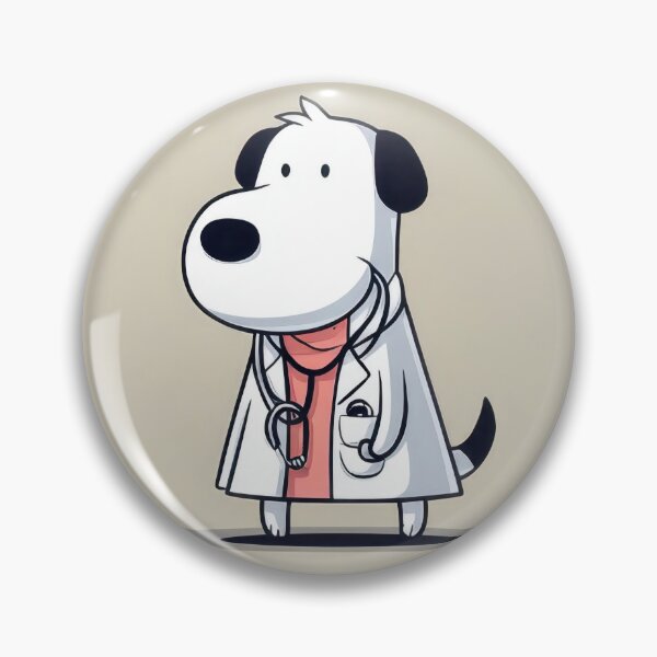 Item preview, Dog dressed as a doctor designed and sold by anytka.