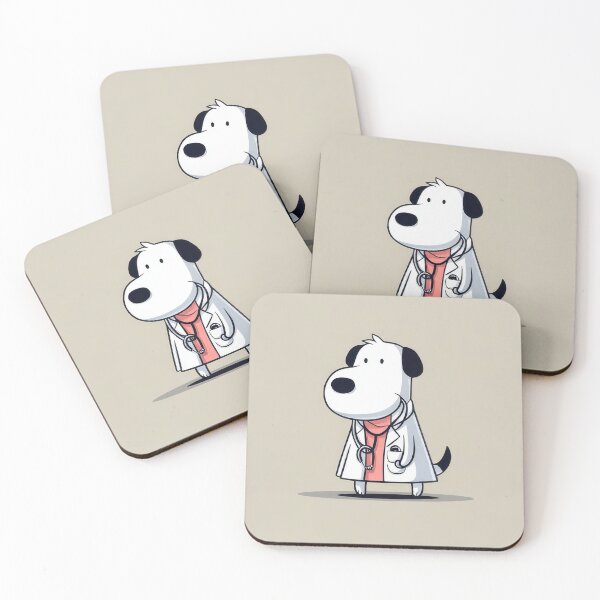 Item preview, Dog dressed as a doctor designed and sold by anytka.