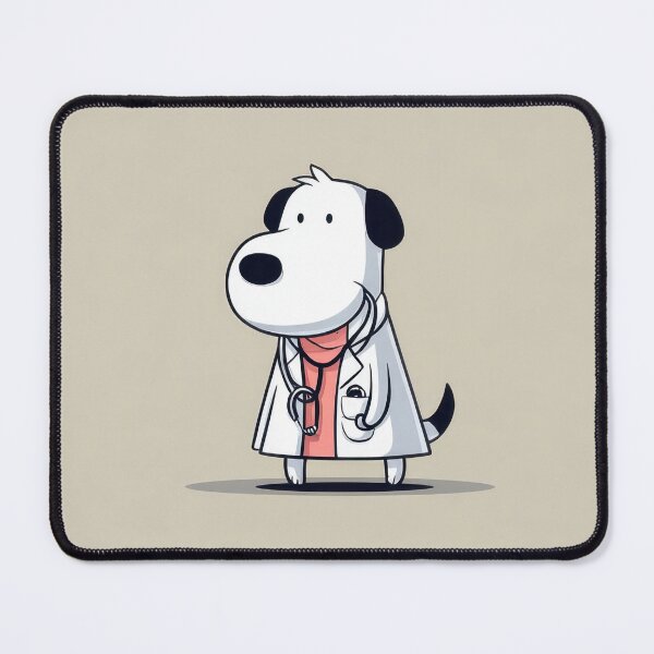 Item preview, Dog dressed as a doctor designed and sold by anytka.