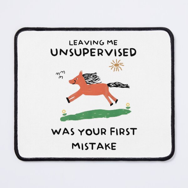 Item preview, Leaving Me Unsupervised Mischievous Fox Humor designed and sold by cerima.