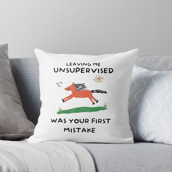 Item preview, Leaving Me Unsupervised Mischievous Fox Humor designed and sold by cerima.