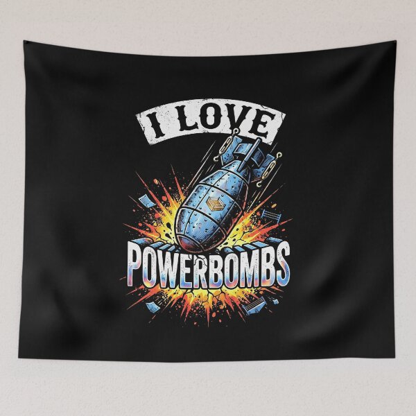 Item preview, I Love Powerbombs Pro Wrestling Move designed and sold by Wrestee.