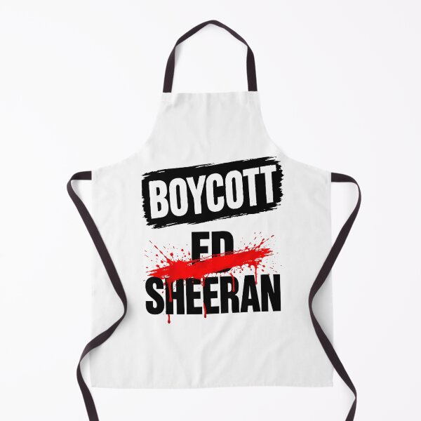 Item preview, Boycott Ed Sheeran Protest Message Red Splatter designed and sold by thefirstbroo.