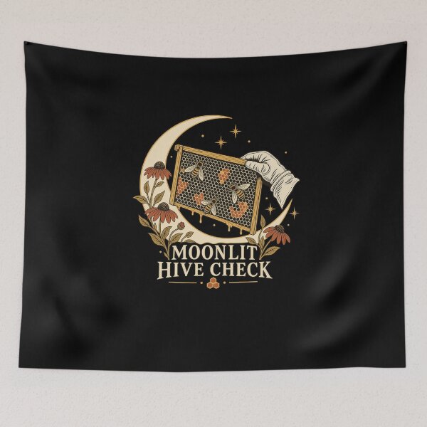 Item preview, Moonlit Hive Check designed and sold by AMICO77.