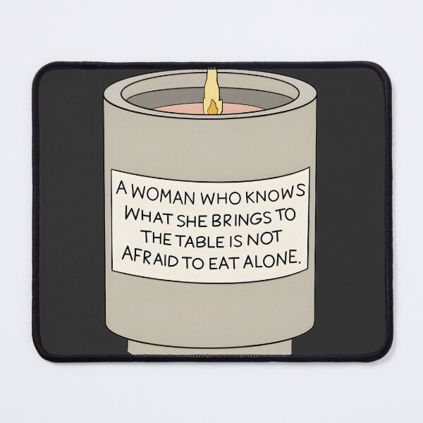 Item preview, Eat Alone Minimalist Illustration for Introverts and Independent Souls designed and sold by ModernMagicks.
