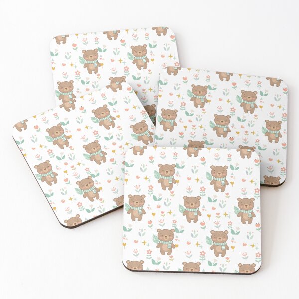 Item preview, Cute Bear Seamless Pattern designed and sold by prapapon.