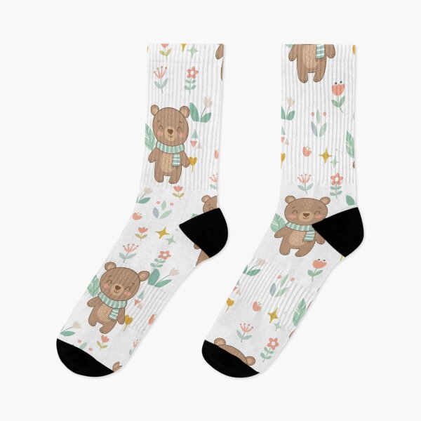 Item preview, Cute Bear Seamless Pattern designed and sold by prapapon.